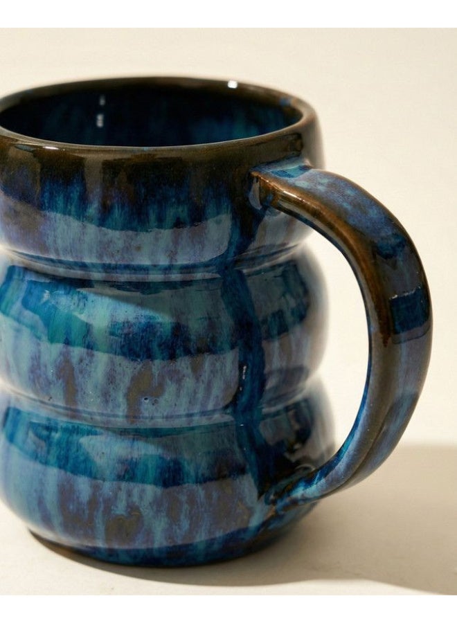 Casa Home 300ml Ceramic Mug Teal Blue, Heat-Resistant, Microwave/Oven/Dishwasher Safe - Image 2